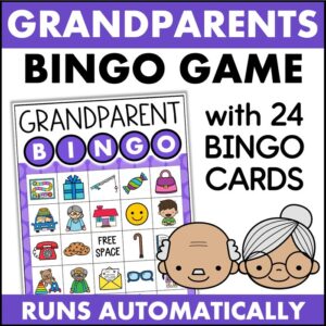 grandparents day bingo game